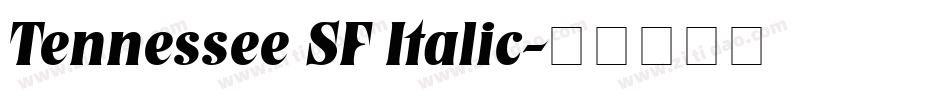 Tennessee SF Italic字体转换